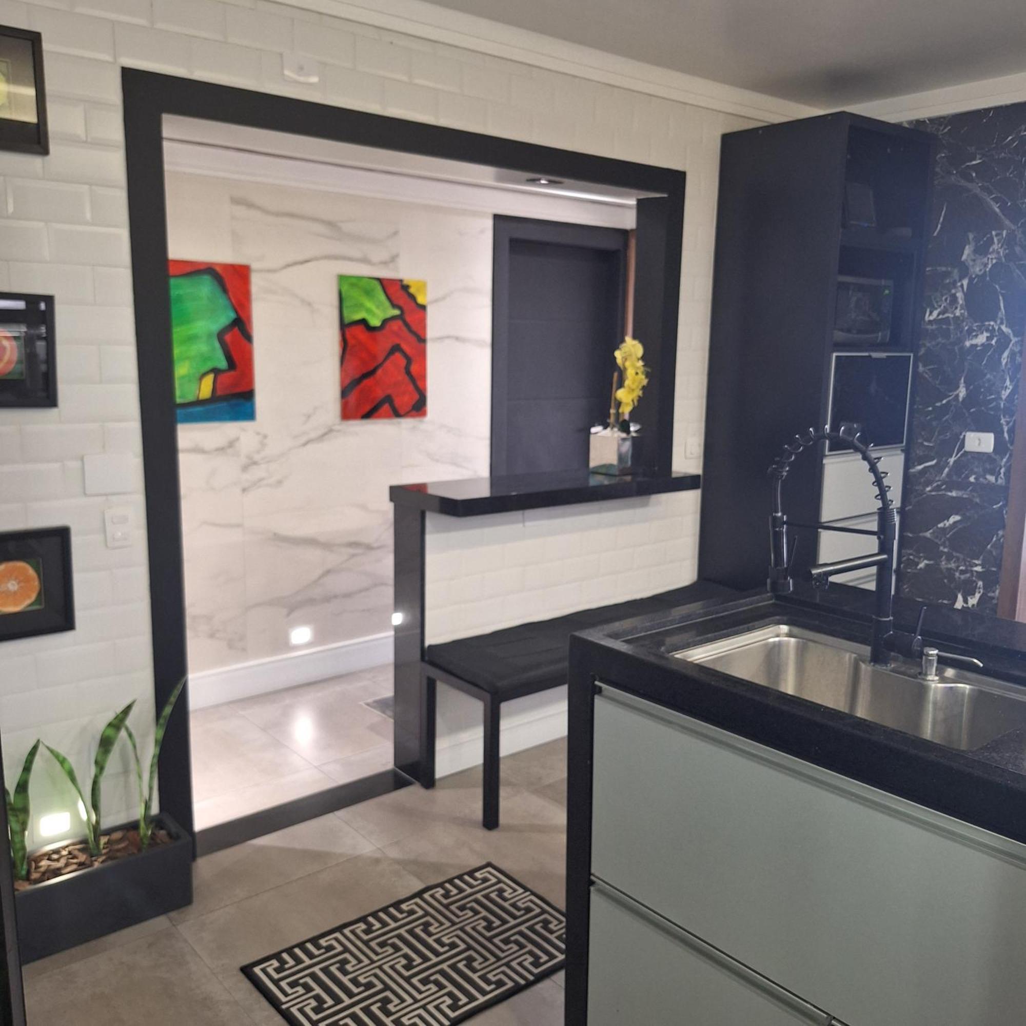Apartamento Frente Mar Moderno 130M2 Σάντος Εξωτερικό φωτογραφία