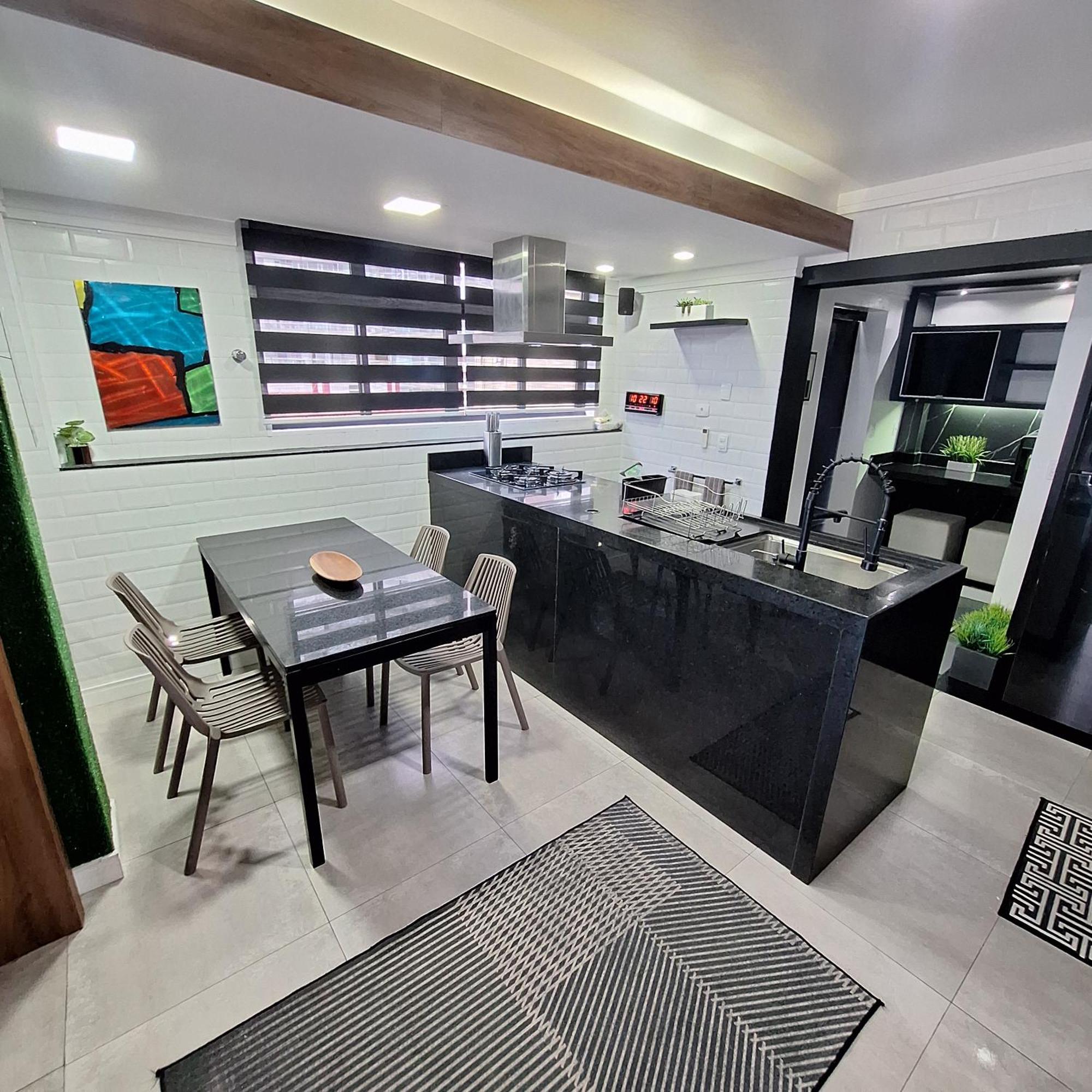 Apartamento Frente Mar Moderno 130M2 Σάντος Εξωτερικό φωτογραφία